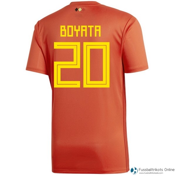 Belgica Trikot Heim Boyata 2018 Rote Fussballtrikots Günstig